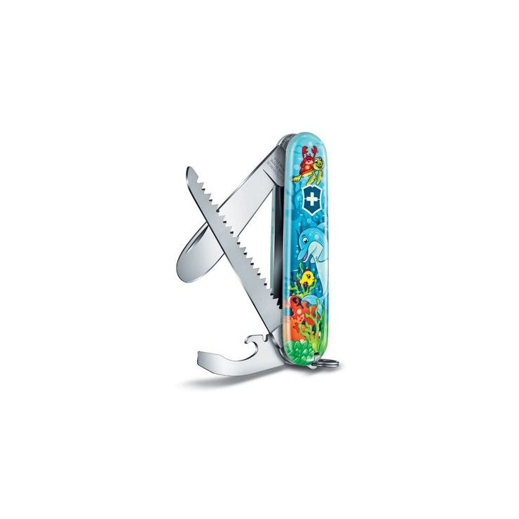 VICTORINOX 0.2373.E1 Můj první kapesní nůž Victorinox, Set, Dolphin Edition