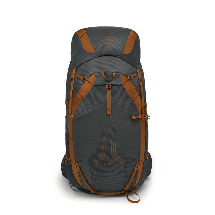 OSPREY EXOS 58, dark charcoal grey