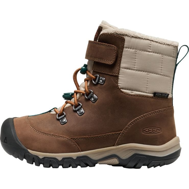 KEEN KANIBOU WP YOUTH, dark earth/roasted pecan