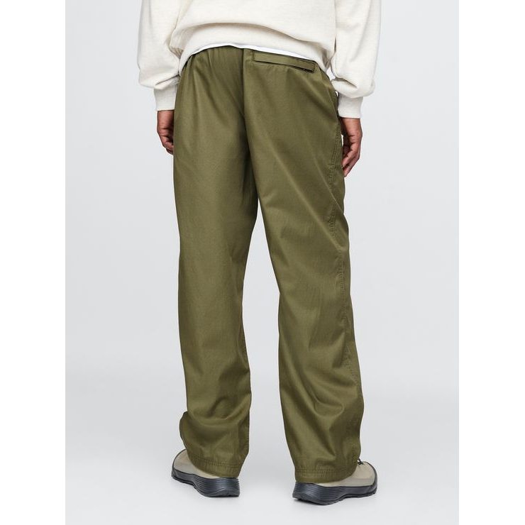 GAP Kalhoty Baggy Parachute Unisex Zelená