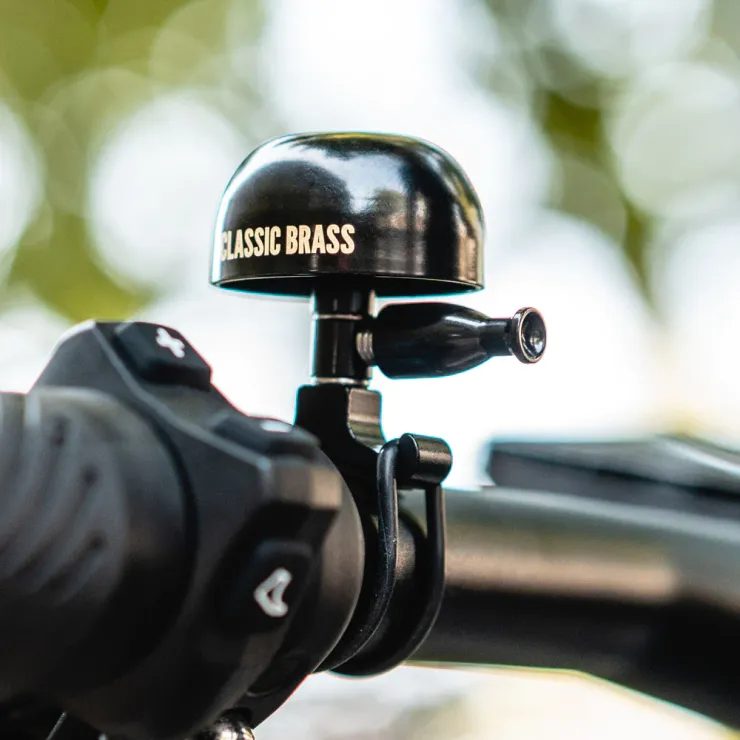 LEZYNE CLASSIC BRASS SMALL ALL BLACK BELL BLACK