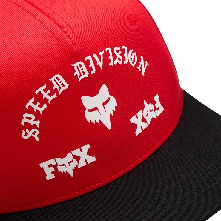 FOX Yth Icon Snapback Hat Red