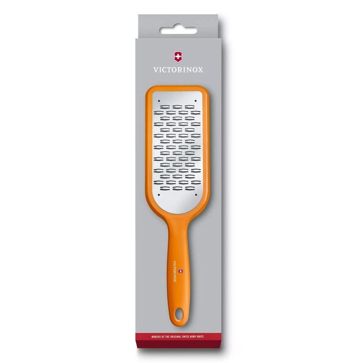 VICTORINOX Kitchen grater, ribbon edge, orange