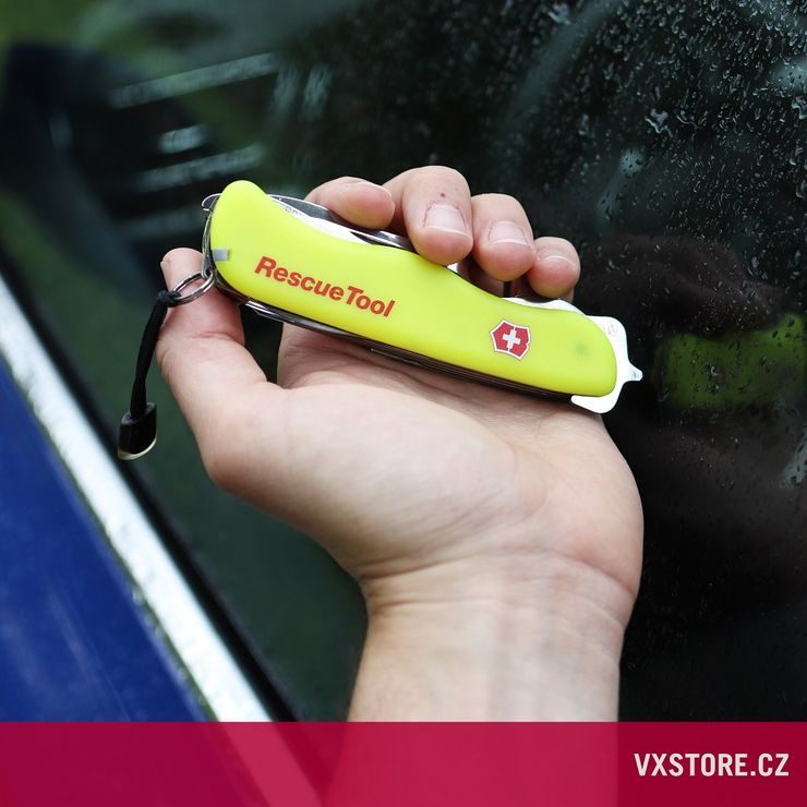 VICTORINOX RESCUE TOOL MW, 111 mm, žlutá luminescentní, blister