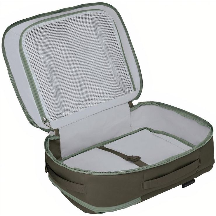 OSPREY TRANSPORTER CARRY ON BAG 26, pine leaf/earl grey
