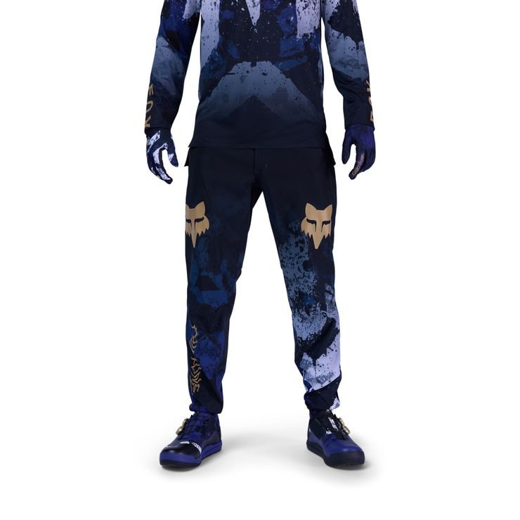 FOX Flexair Ls Jersey Goldstone Le Purple