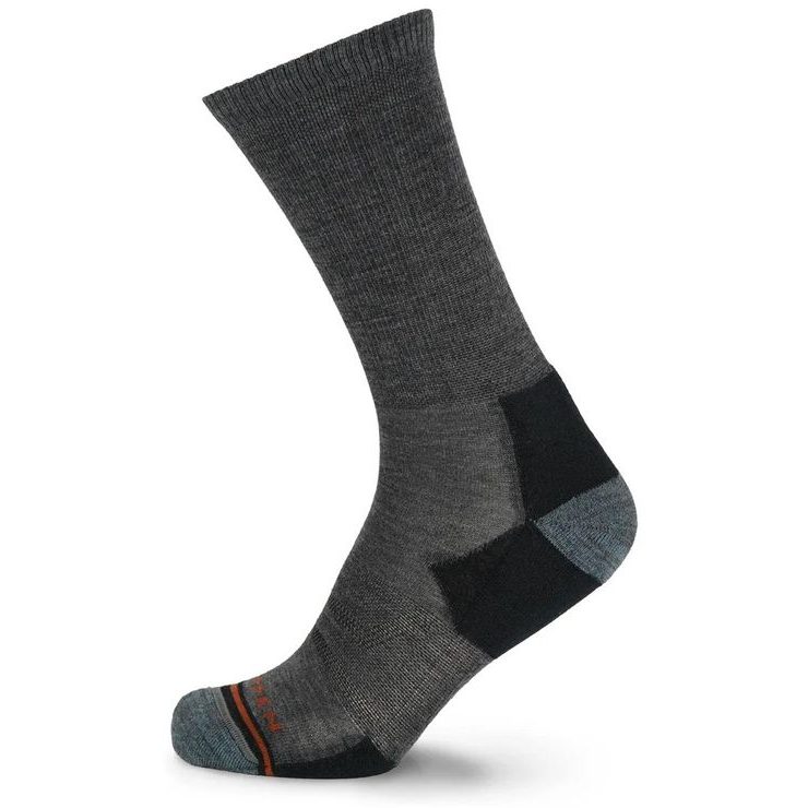LORPEN MERINO HIKE LIGHT CREW M, WHALES GREY