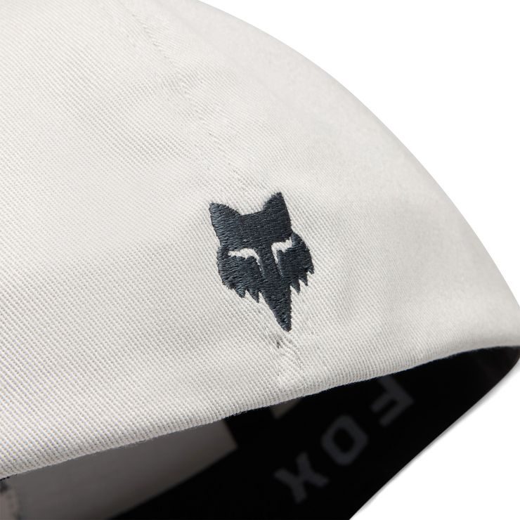 FOX Badge Flexfit Hat Light Grey