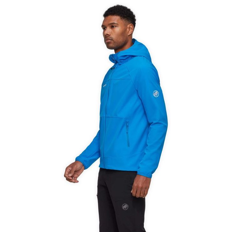 MAMMUT Ultimate Comfort SO Hooded Jacket Men glacier blue