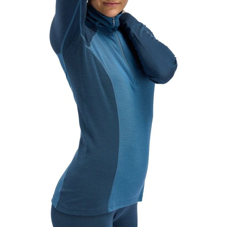 ACLIMA WarmWool Polo W's Blue Fusion/Midnight Navy