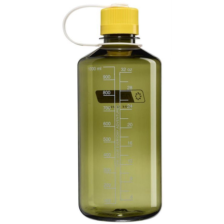 NALGENE Narrow Mouth 1000 ml Oil Green w/Freesia