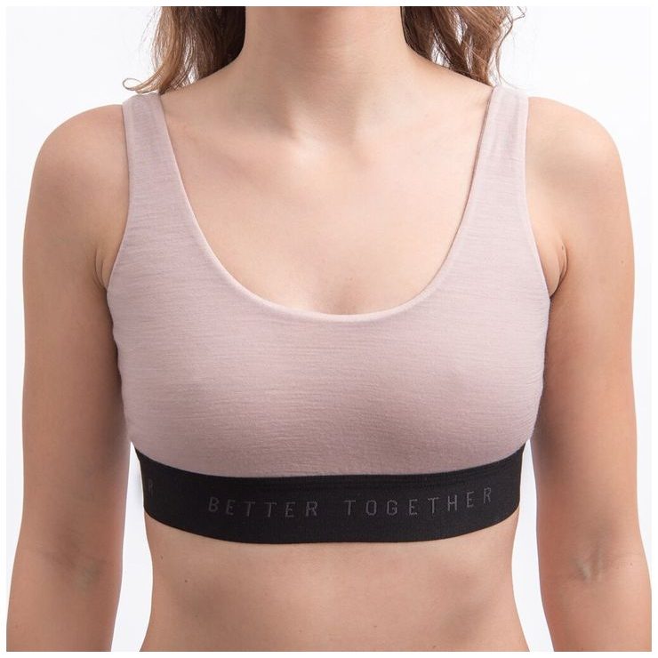 SENSOR MERINO CORDURA dámská podprsenka dusty pink