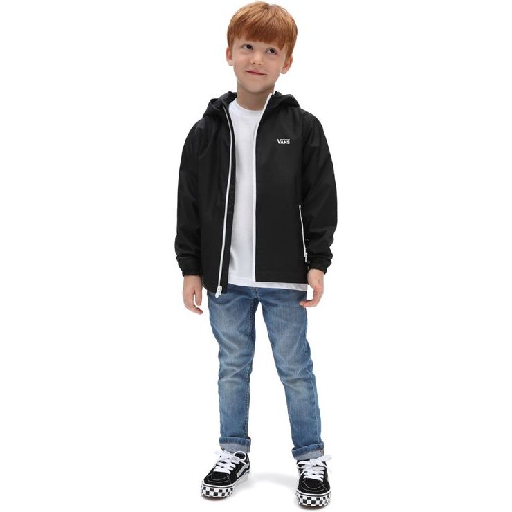 VANS WARP CHECK WINDBREAKER KIDS black