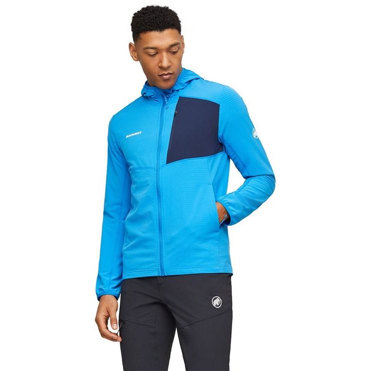 MAMMUT Madris Light ML Hooded Jacket Men glacier blue-marine
