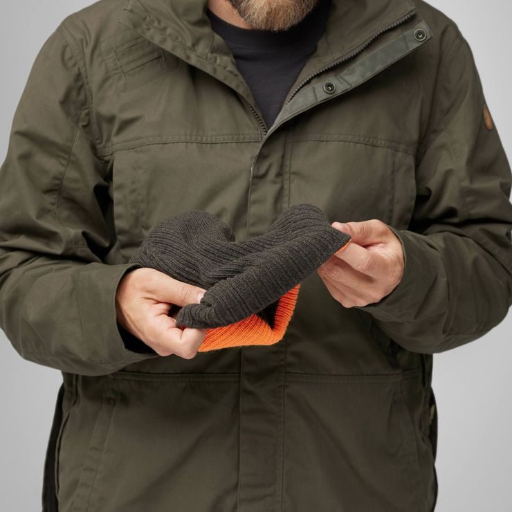FJÄLLRÄVEN Sörmland Reversible Beanie Dark Olive