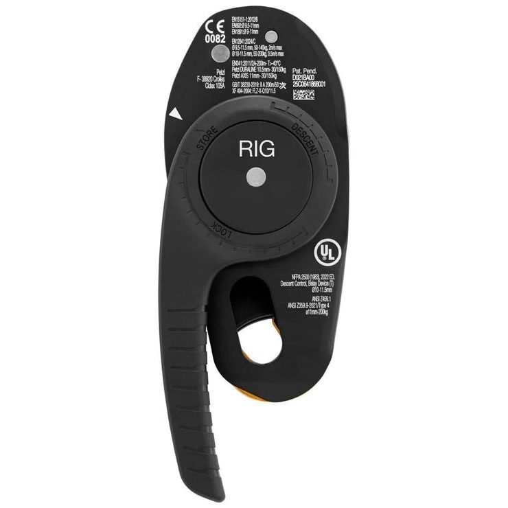 PETZL Rig Repairable Černá