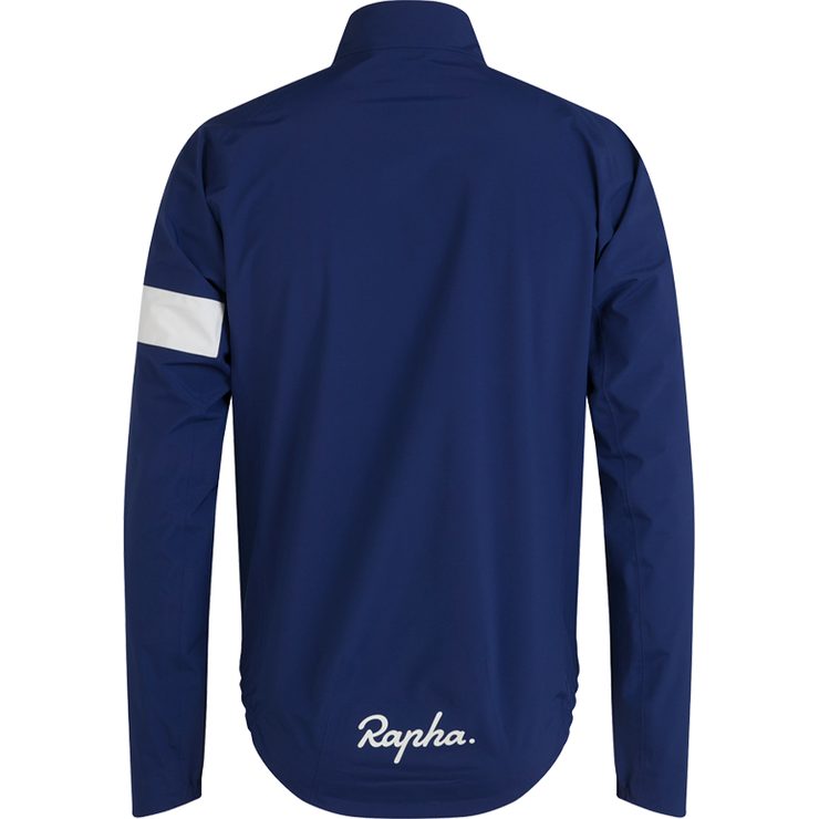 RAPHA Jacket Core Rain, Medieval Blue / White Alyssum