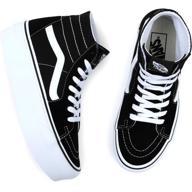 VANS UA SK8-Hi Tapered Stackfo BLACK/TRUE WHIT