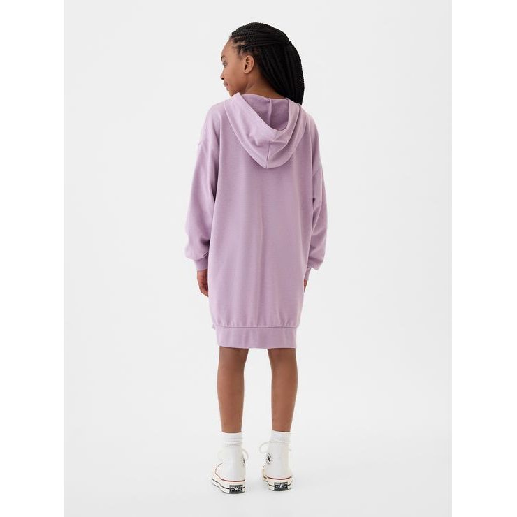 GAP Dětské mikinové šaty Gap Athletic Fialová