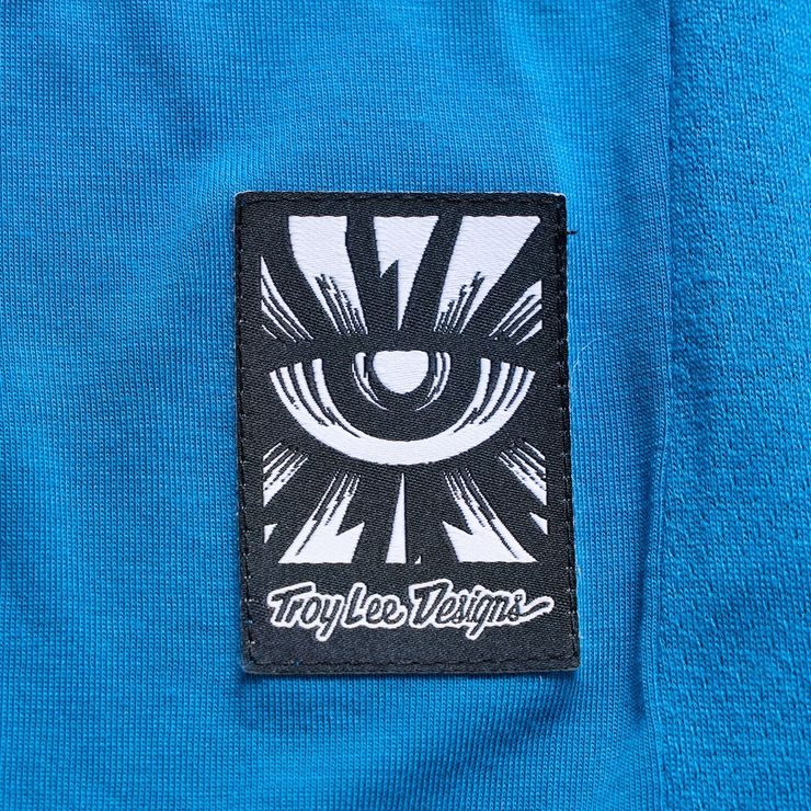 TROY LEE DESIGNS YOUTH SKYLINE RIDE TEE ONE EYE AERO BLUE