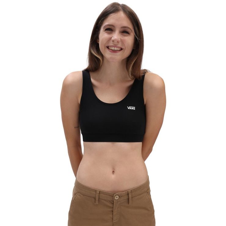 VANS WM FLYING V BRALETTE, BLACK