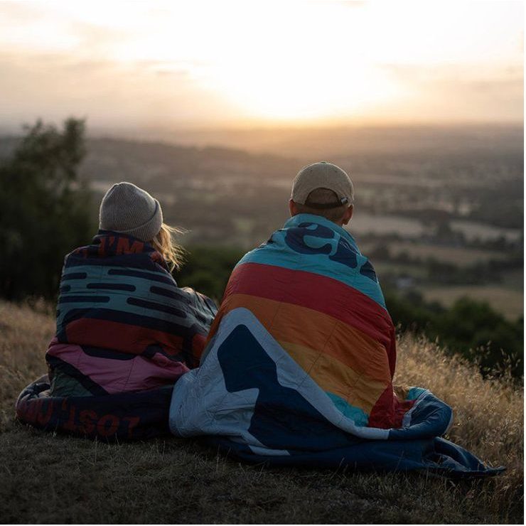 LIFEVENTURE Sundown Blanket Lined Retro