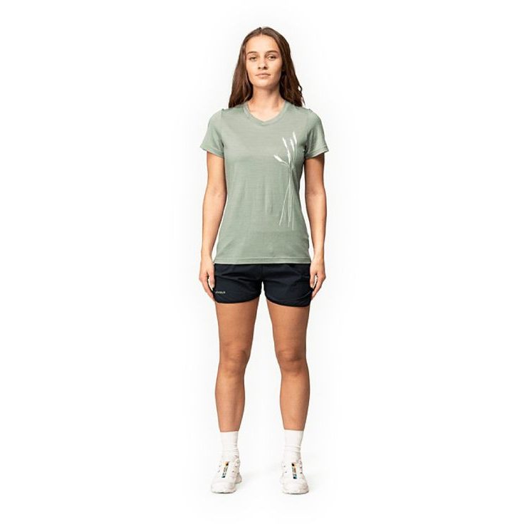 DEVOLD Premium "Oats" Tee Wmn, Fog
