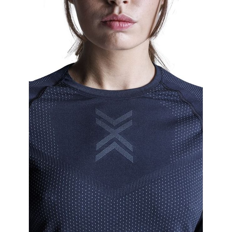 X-BIONIC XCEED RUN SHIRT LS WMN X Black/Rhino Grey
