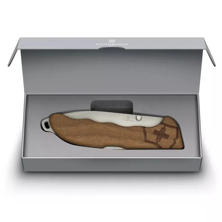 VICTORINOX EVOKE WOOD, hnědý, blister