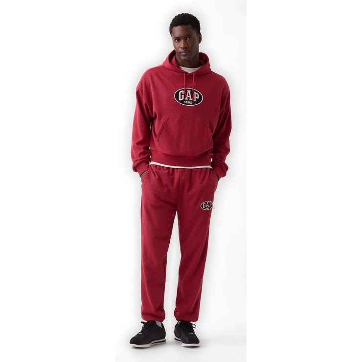 GAP 887935-02 Oversize mikina s logem VintageSoft Červená