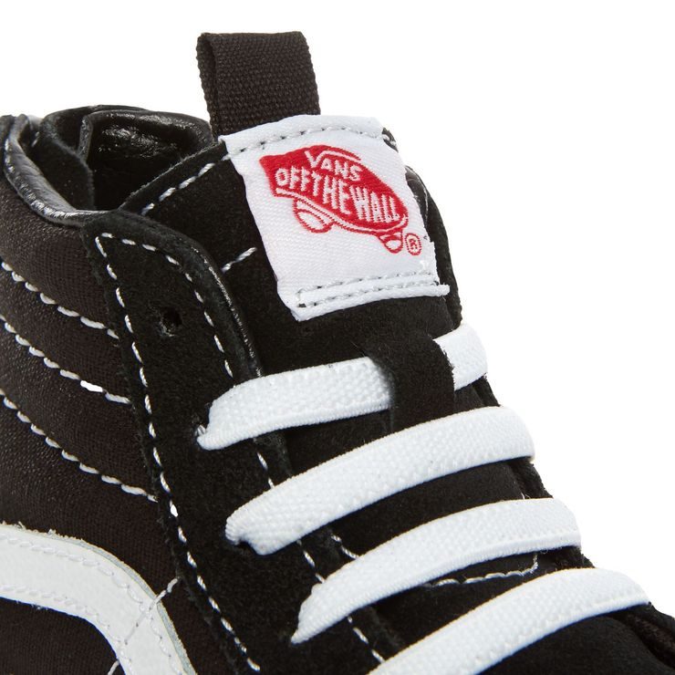 VANS TODDLER SK8-HI ZIP SHOES (1-4 years), Black/White