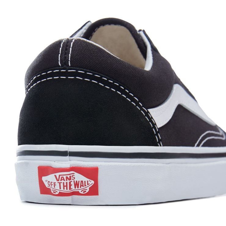 VANS KIDS OLD SKOOL SHOES (4-8 roků), Black-True White