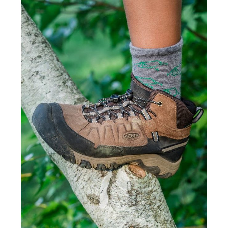 KEEN TARGHEE IV MID WP CHILDREN bison/brindle