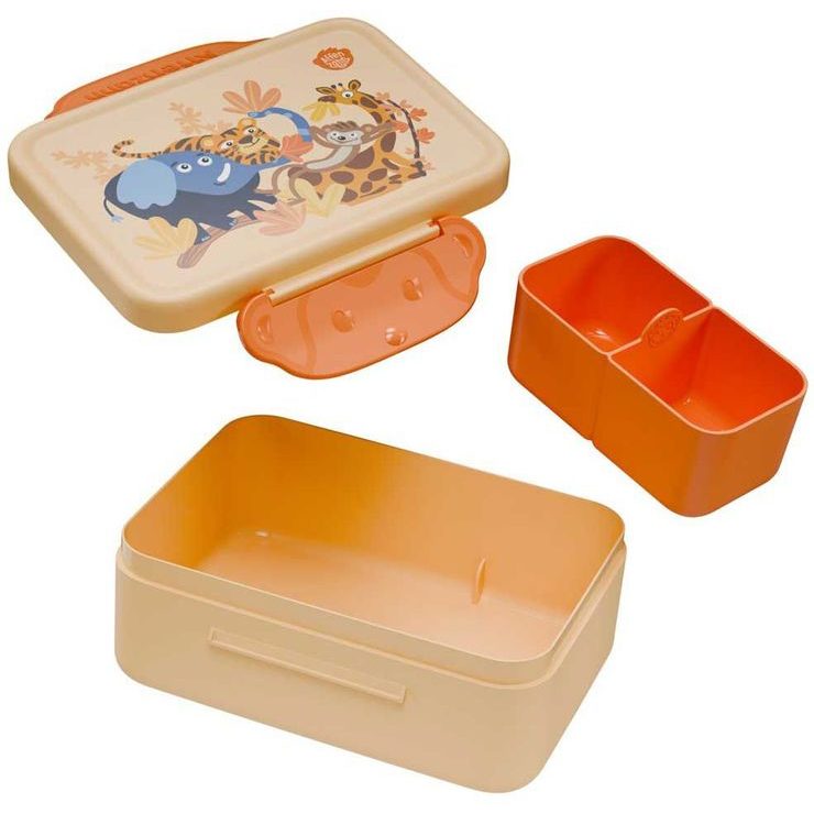 AFFENZAHN Plastic Lunchbox 1000 ml Sunny savannah