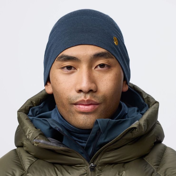 FJÄLLRÄVEN Bergtagen Merino Beanie Black