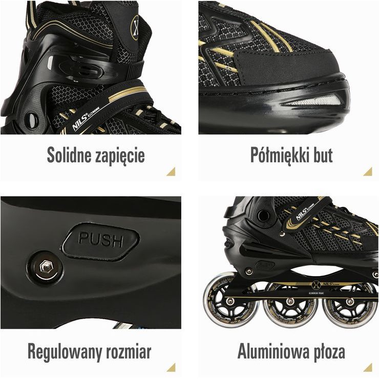 NILS Extreme NA1128 černo-zlaté