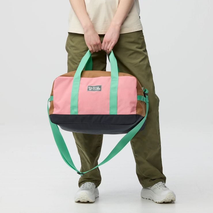 FJÄLLRÄVEN Vardag Duffel 33 Poppy Pink-Khaki Dust