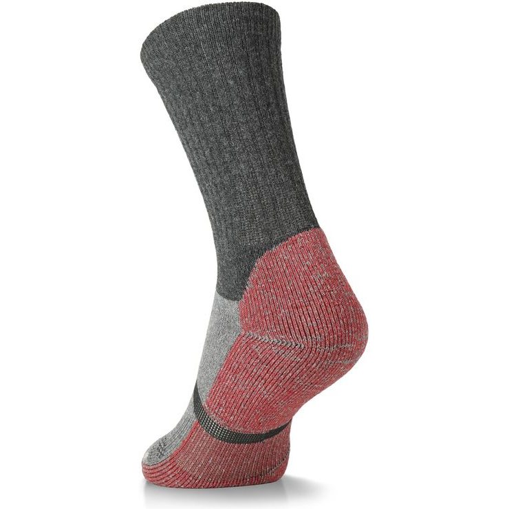 LORPEN WOOL HIKE 2 PACK CREW, WHALES GREY/ARENA