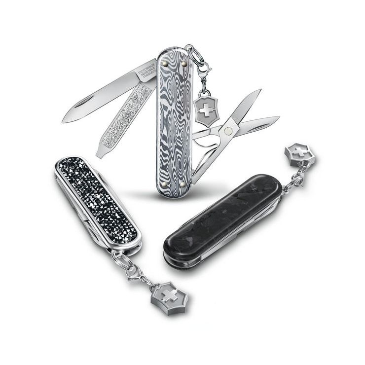 VICTORINOX Classic SD Brilliant, 58 mm, Carbon