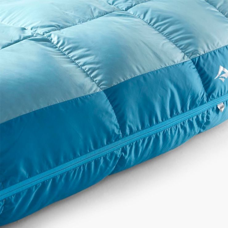 SEA TO SUMMIT Traveller 7C Down Sleeping Bag Long Aqua Sea Blue