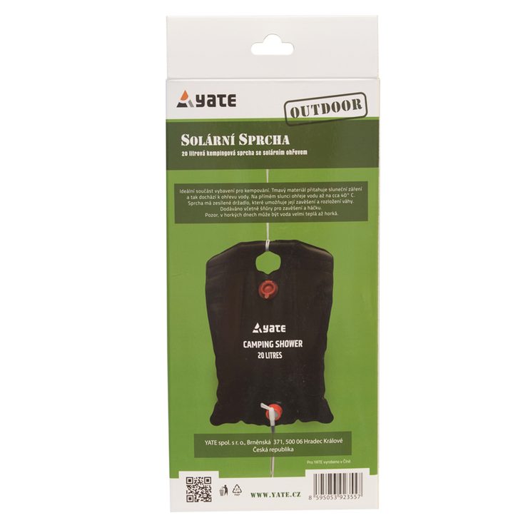 YATE Solar shower 20 l