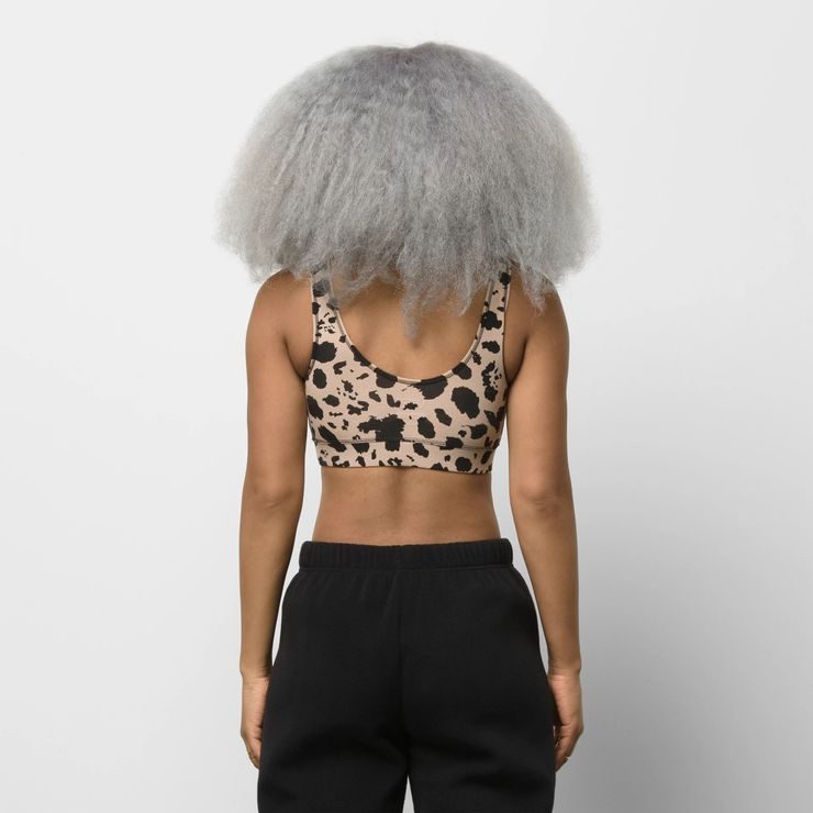 VANS WM FLYING V PRINT BRA FLYING V, BLACK