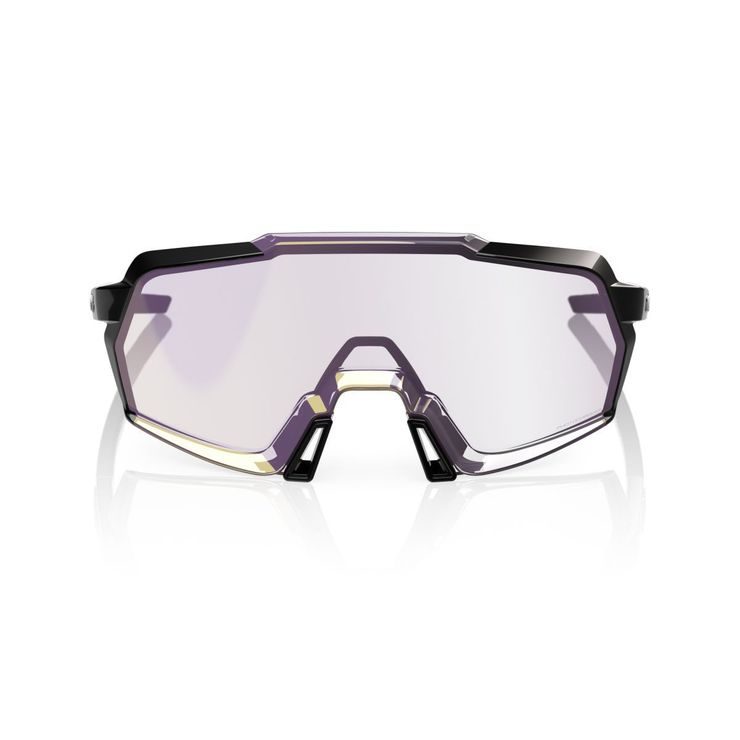 100% KORBIN Gloss Black - Purple Mirror Photochromic Lens