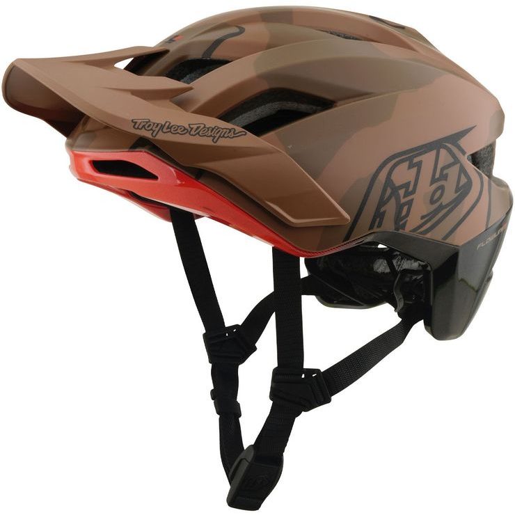 TROY LEE DESIGNS FLOWLINE SE MIPS BADGE SIENNA CAMO