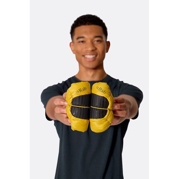 RAB Microlight Hut Slippers, dark pollen