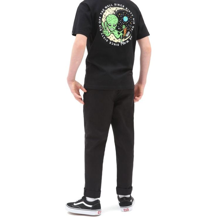 VANS BY RANGE ELASTIC WAIST PANT BOYS, black