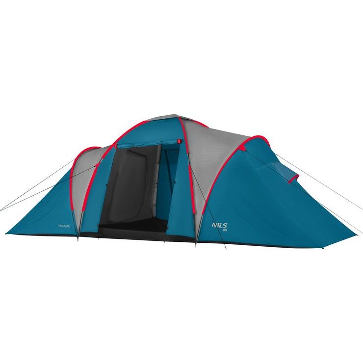 NILS Camp NC6031 Highland VI modrý/světle šedý