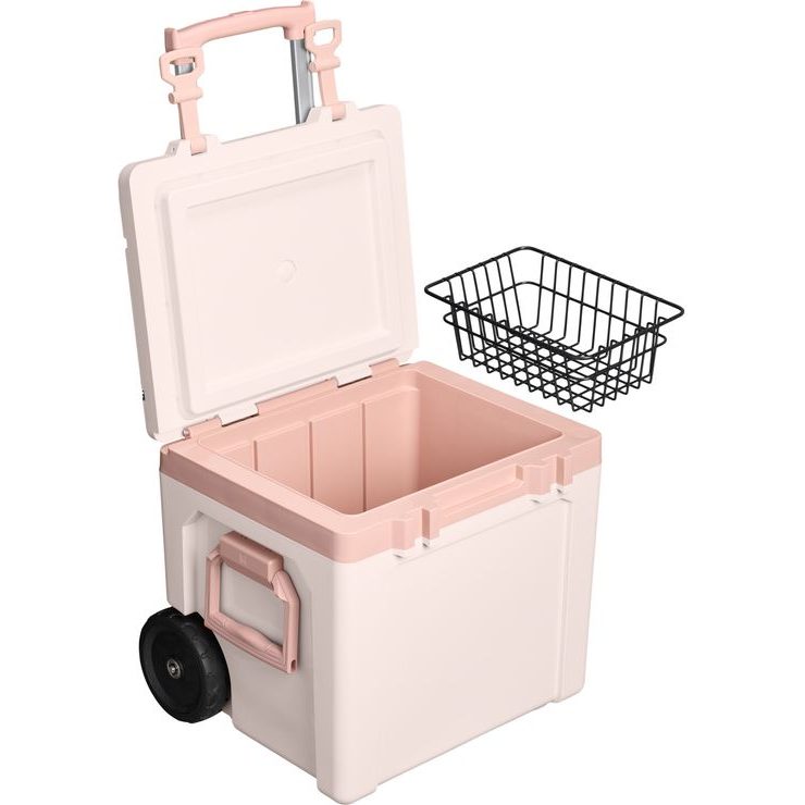 STANLEY Easy-Carry Outdoor Wheeled Cooler 47,3 l/50QT Rose Quartz