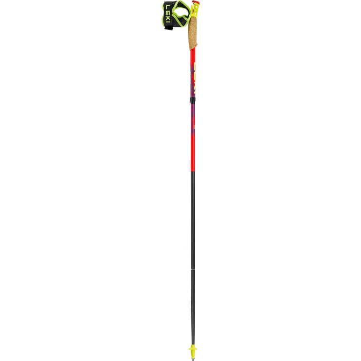 LEKI Ultratrail FX.One, bright red-violet-neonyellow