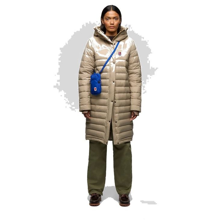 FJÄLLRÄVEN Expedition Pack Down Parka W Fossil